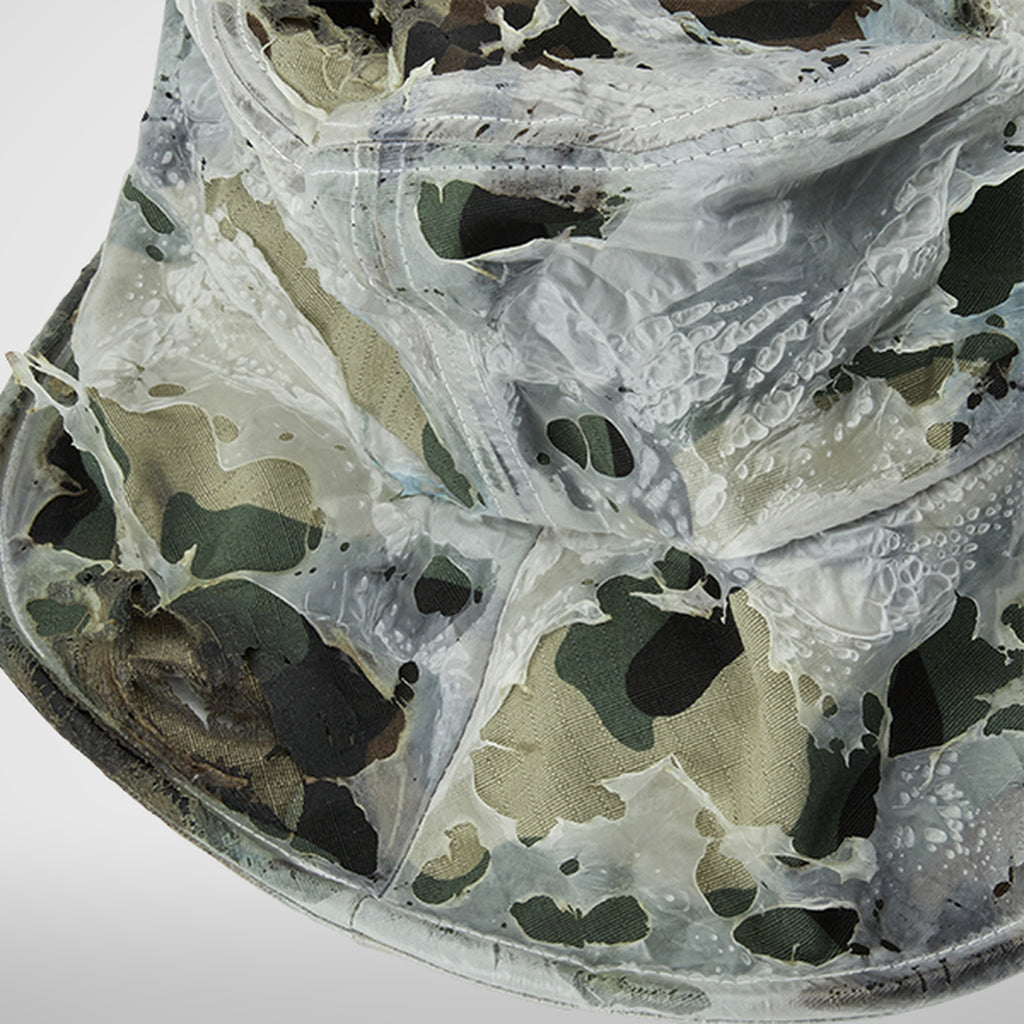 Thug Club Burnt Bio Army Bucket Hat in multi burn, view 6 of 6