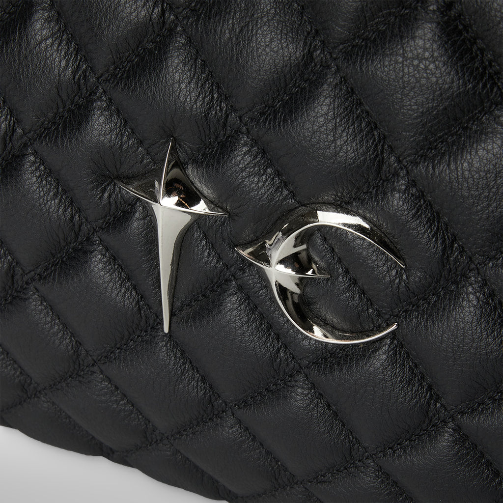 Thug Club TC Quilting Big Chain Bag in black, view 6 of 8