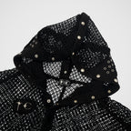 Thug Club MIthril Hoodie Sleeve in black, view 3 of 5