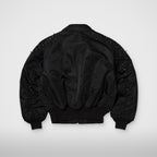 Thug Club X Alpha CWU 45/P Studded Jacket in black, back view