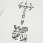 Thug Club Tantalum Axe Tee in white, view 4 of 5