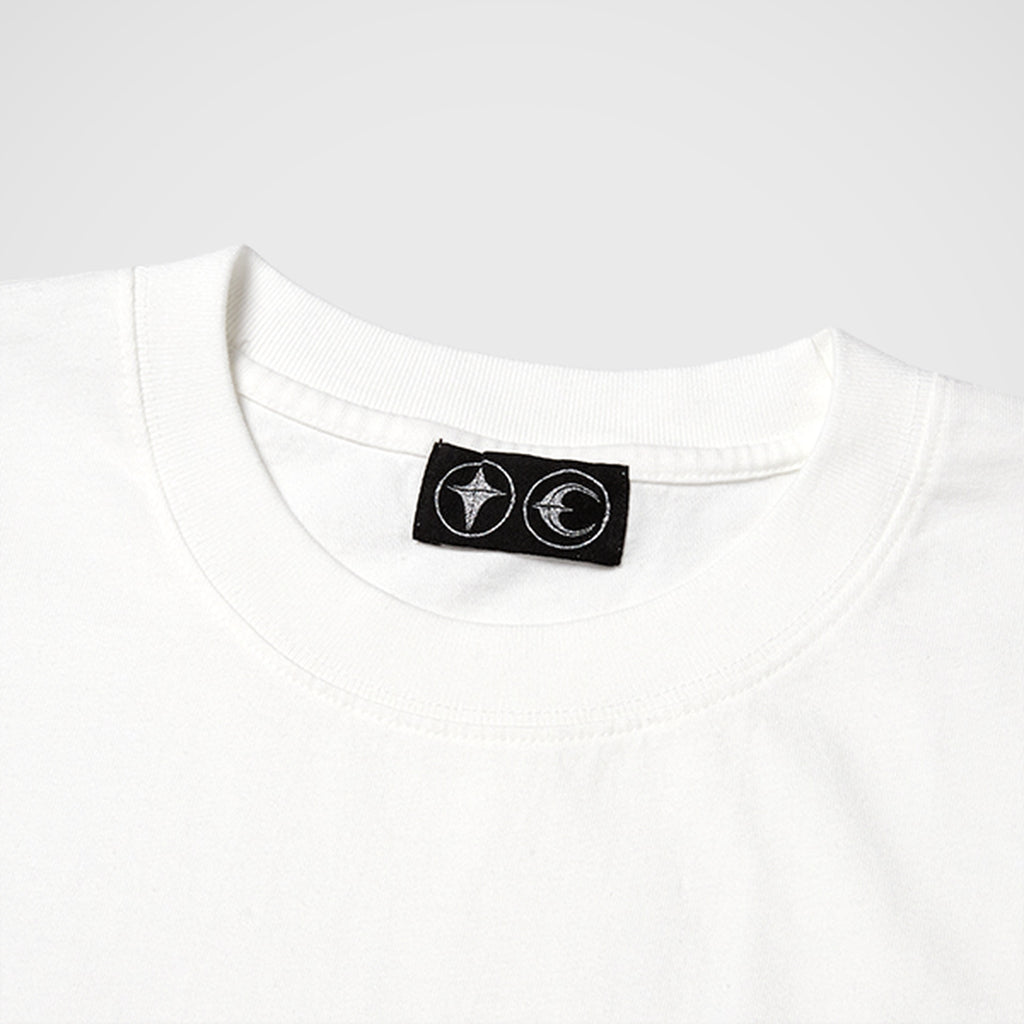 Thug Club Cross T Long Sleeve in white, view 3 of 7