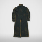 Thug Club TC Trigun Coat in rust black, back view