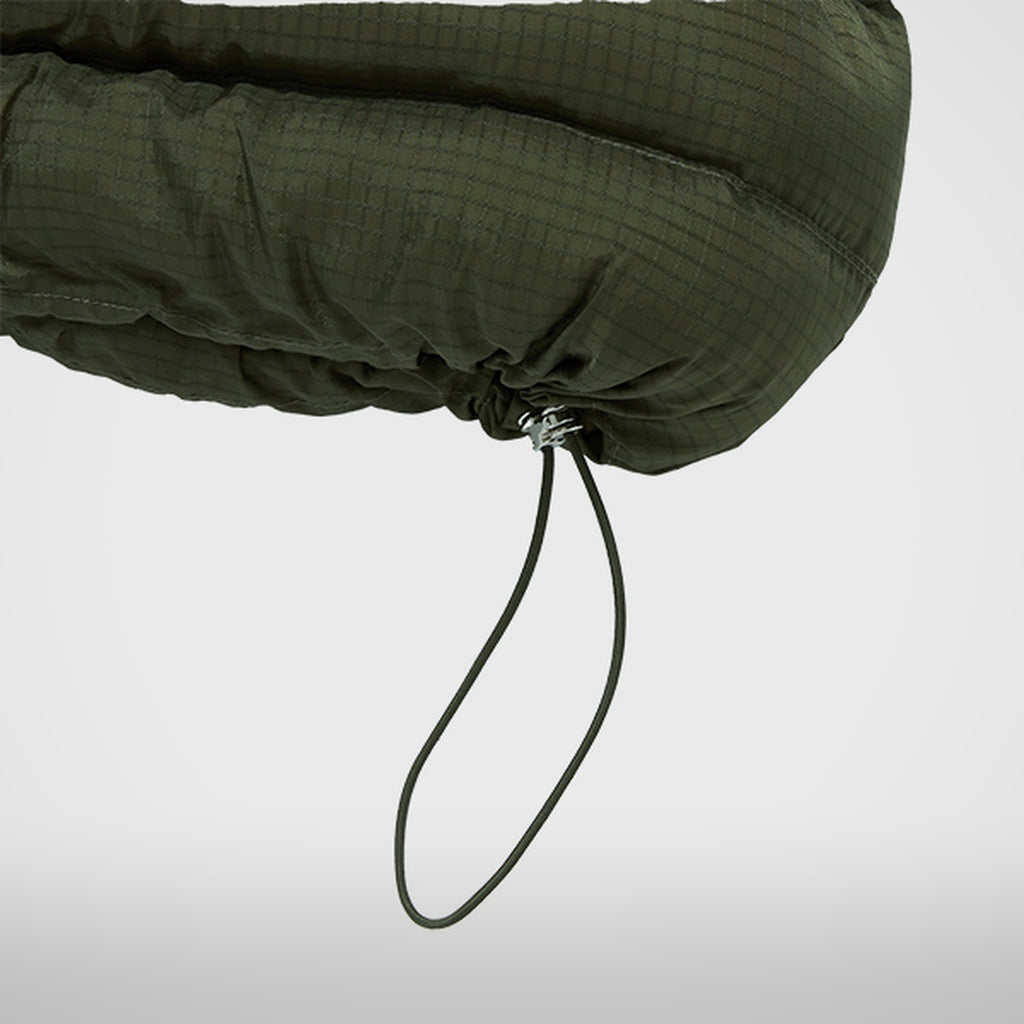 Thug Club War Life Down Jacket in khaki, view 9 of 9