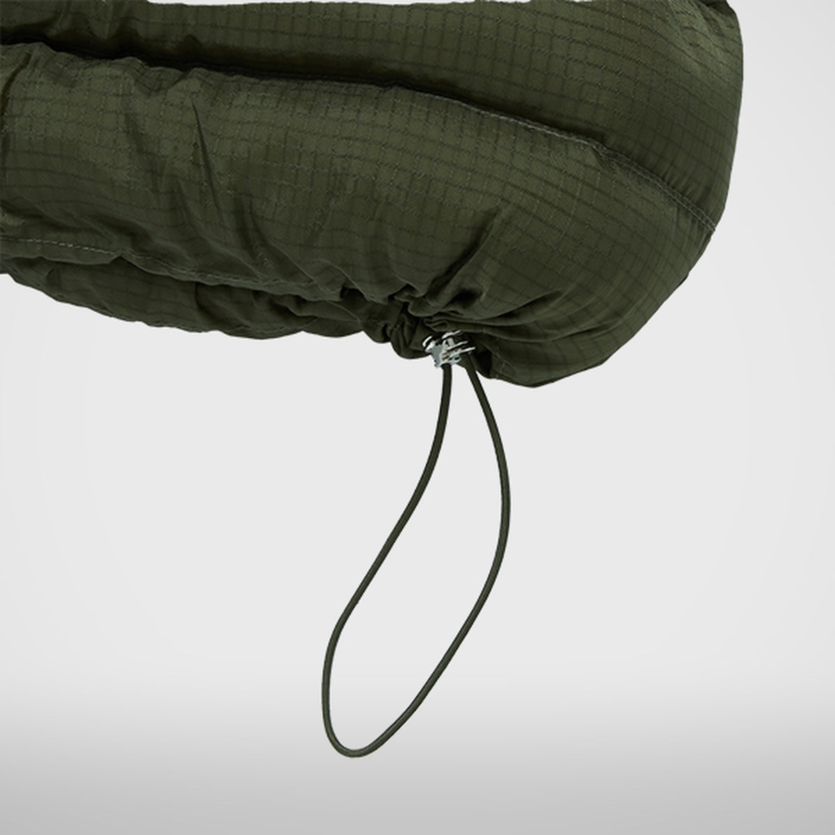 Thug Club War Life Down Jacket in khaki, view 9 of 9