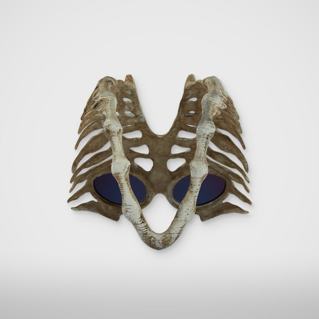 Thug Club TC Bone Half Mask in white, view 3 of 3