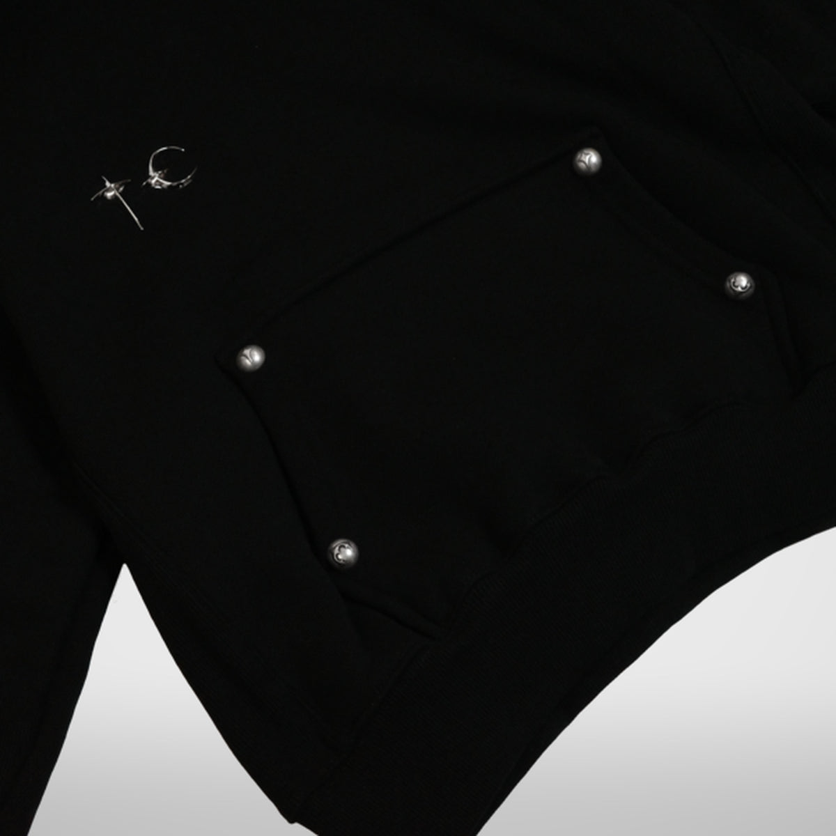 Thug Club Womens Armor Hoodie in black, view 4 of 5