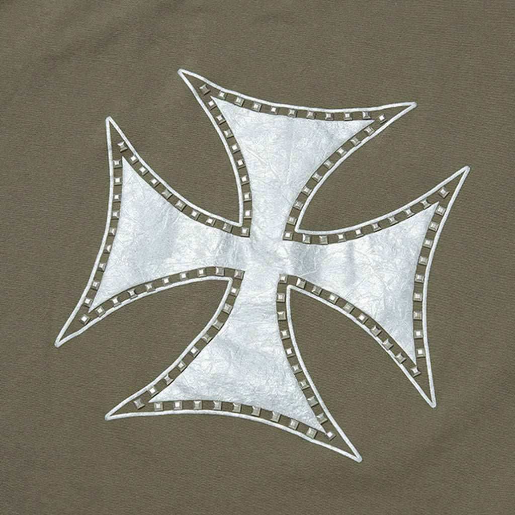 Thug Club Chopper Icon T-Shirt in khaki, view 4 of 7