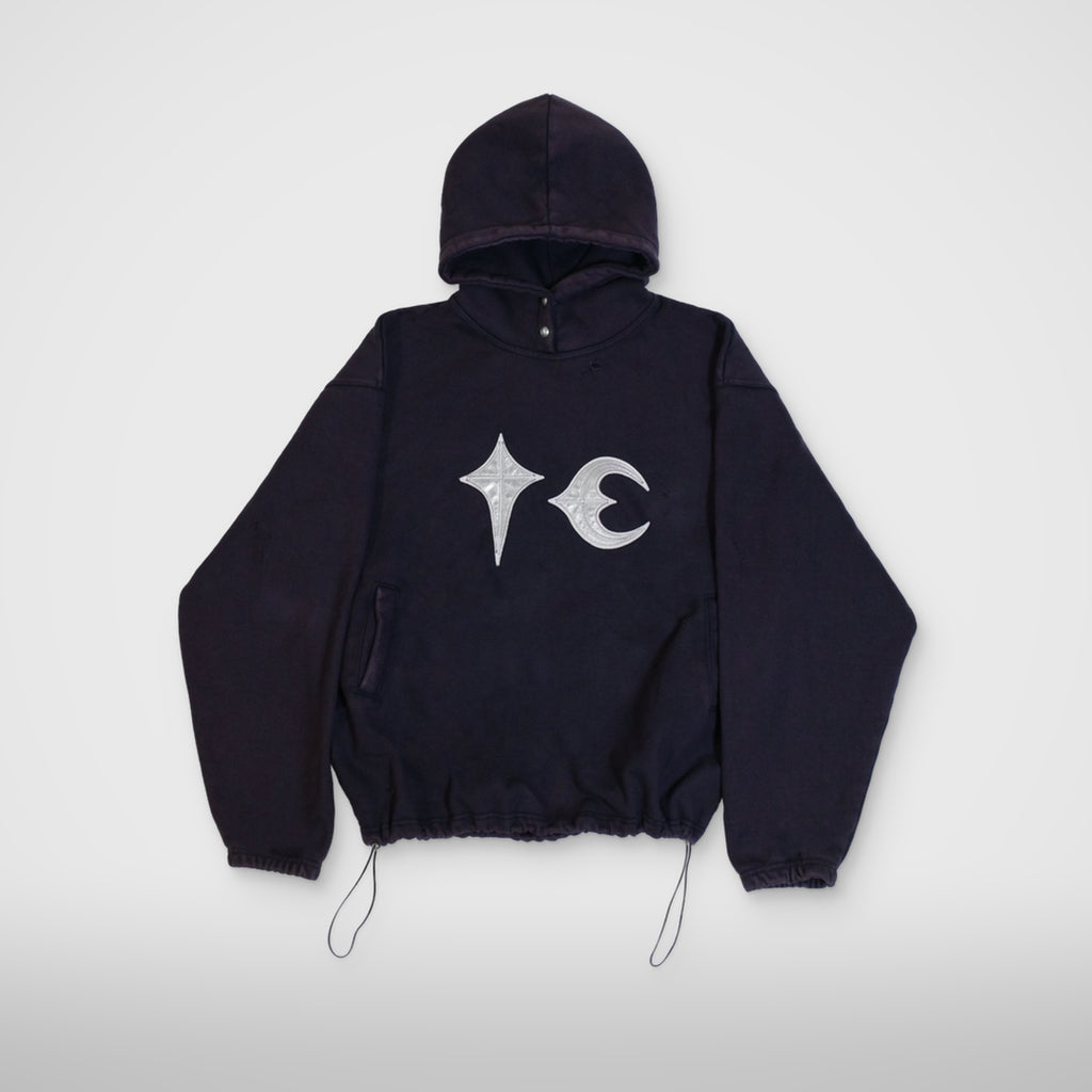 Thug Club Rock Hoodie in navy