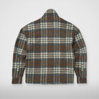 Thug Club Classic Check Full-Zip Jacket in blue/orange, view 2 of 2