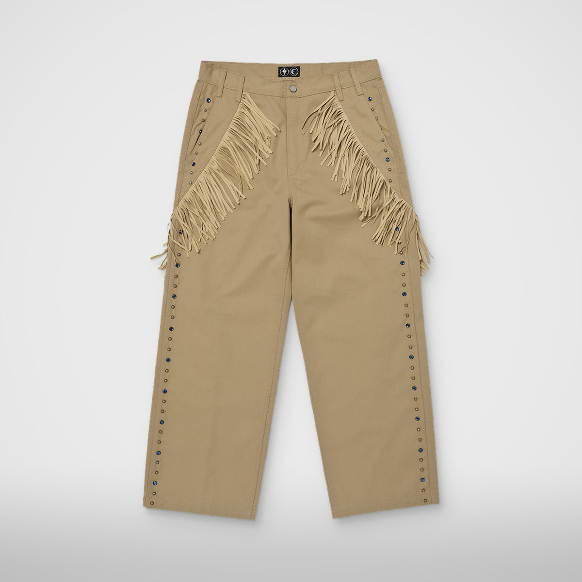 Thug Club Castle Cowboy Pants in beige