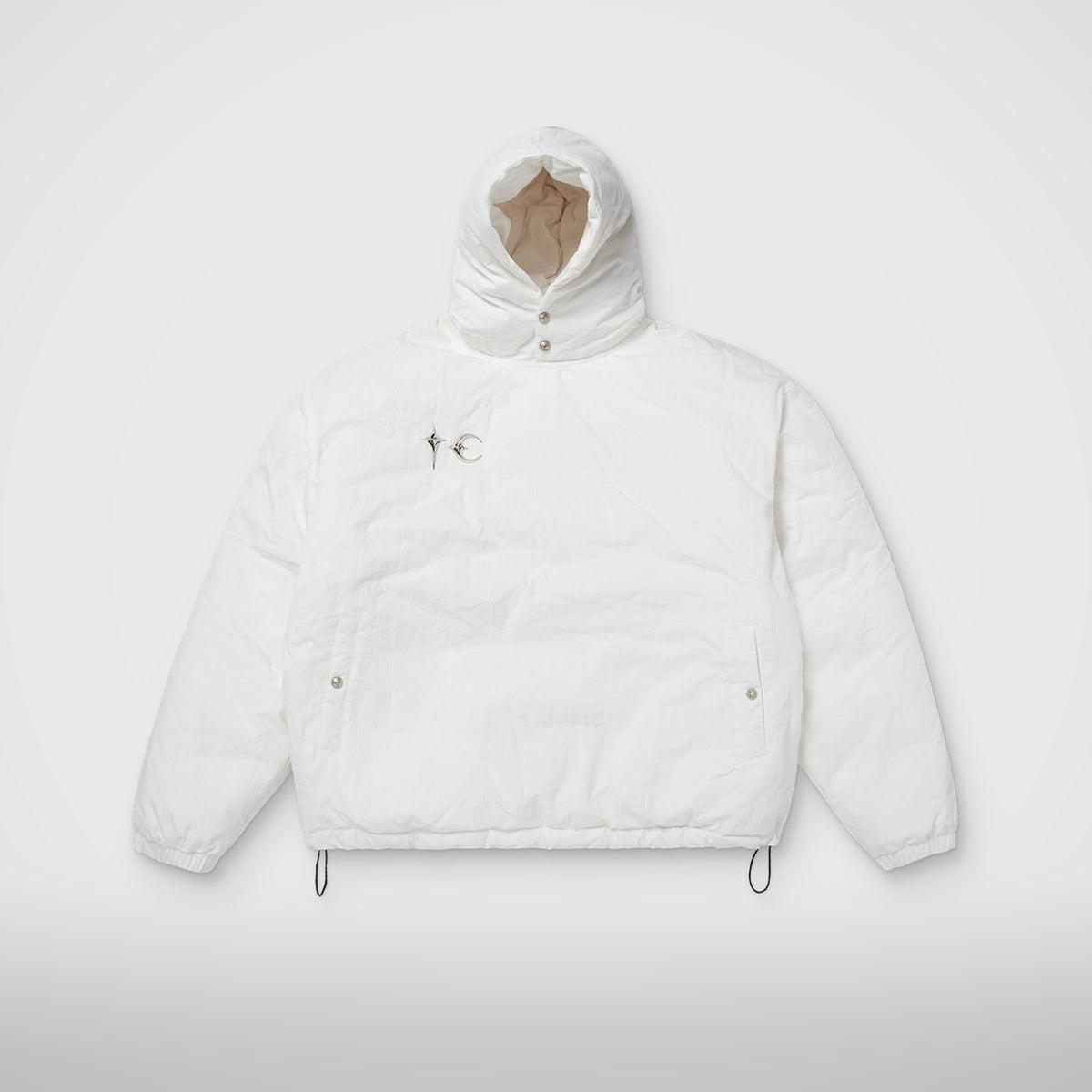 Thug Club Armor Down Hoodie in white