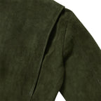 Thug Club Bio Soldier Leather Jacket in khaki, view 7 of 8