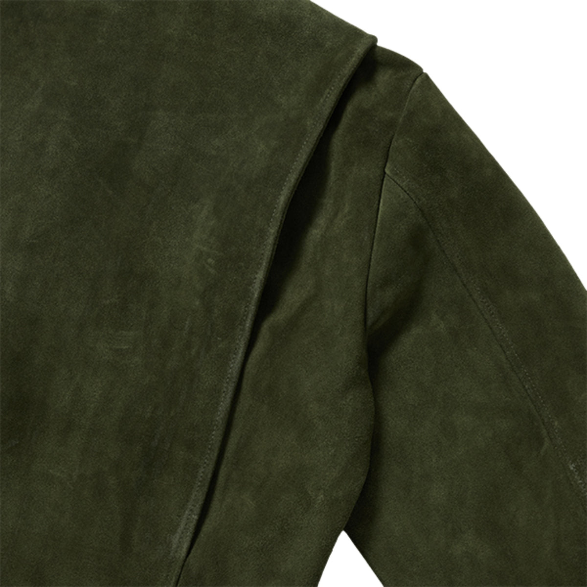 Thug Club Bio Soldier Leather Jacket in khaki, view 7 of 8