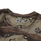 Thug Club Camoflage Chopper T-Shirt in beige, view 8 of 8