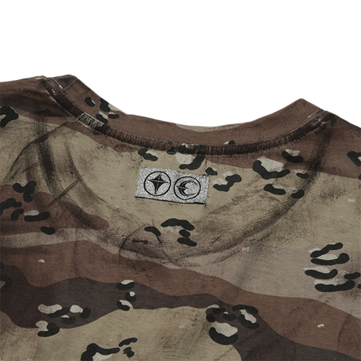 Thug Club Camoflage Chopper T-Shirt in beige, view 8 of 8