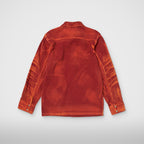 Thug Club TC Two Tone Washed Shirt in red, back view