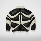 Thug Club TC Dunk Puffer Jacket in black/ivory, view 2 of 8