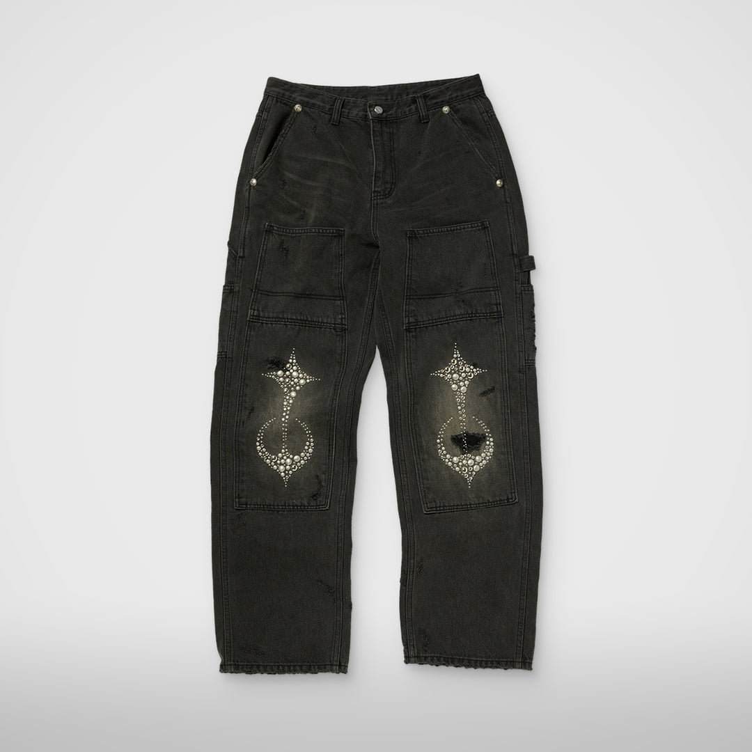 Studed Knee Carpenter Pants