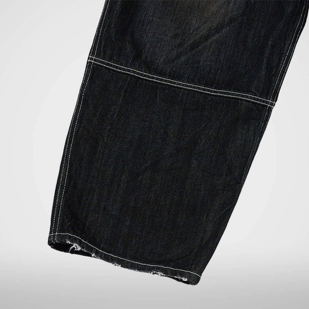 Thug Club Double Knee Denim Pants in black, view 6 of 8