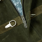 Thug Club Bio Soldier Leather Jacket in khaki, view 5 of 8