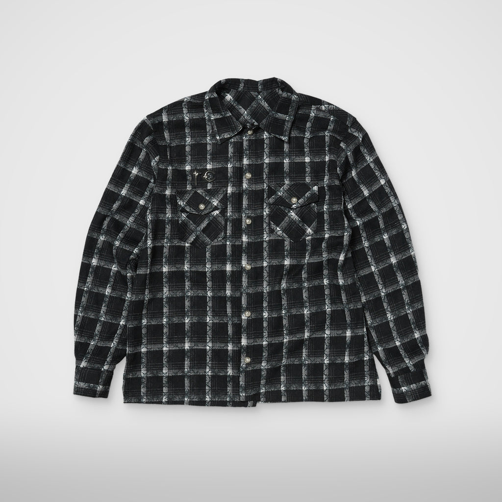 Thug Club TC All Over Pattern Shirt in black