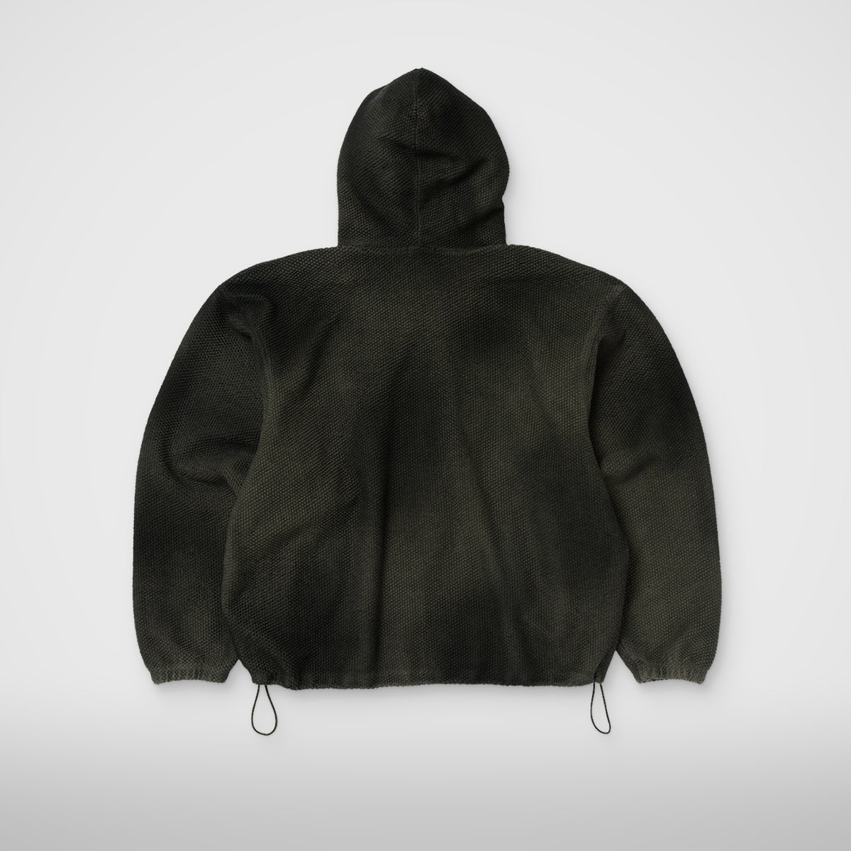 Thug Club TC Sprayed Terry Hoodie in khaki, back view