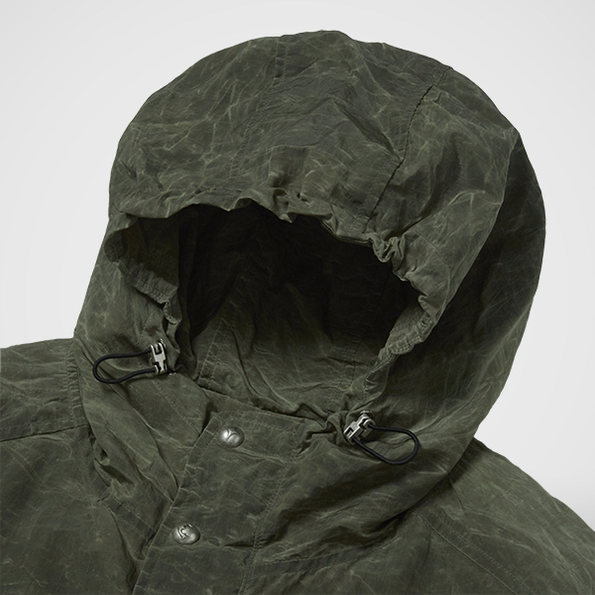 Thug Club Scarred Double Sheltering Poncho in khaki, view 3 of 9