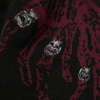 Thug Club TC Bone Cross Beanie in black, view 4 of 5