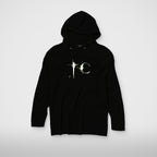 Thug Club Bulk Shoulder Glow In The Dark Hoodie in black, view 2 of 8