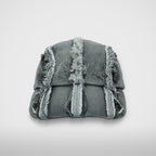 Thug Club Three-Claw Cap in black, front view