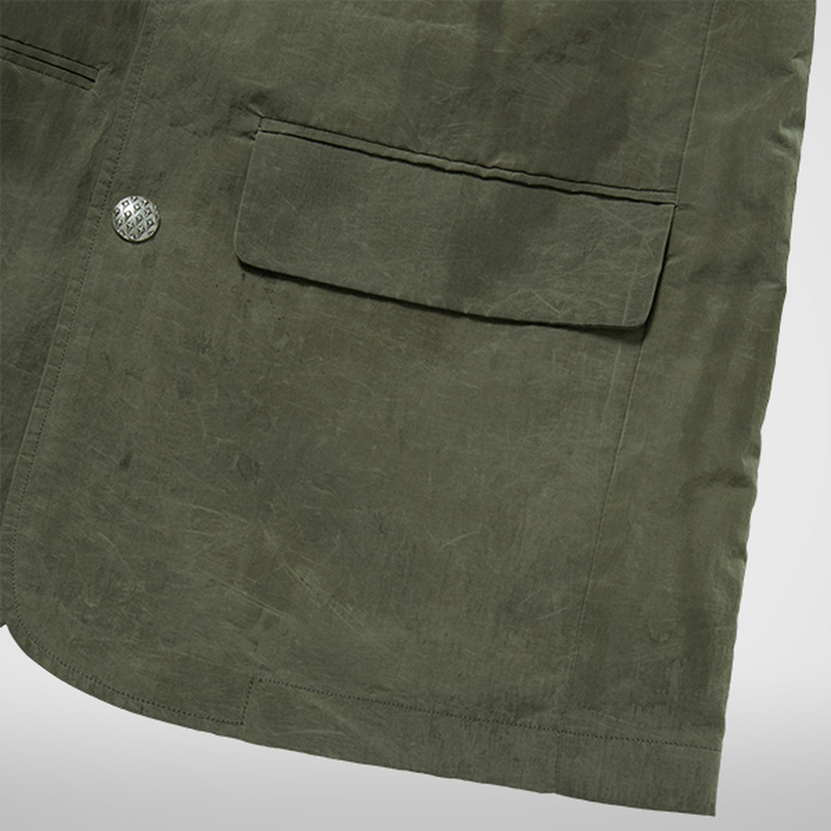 Thug Club Bio Recycle Blazer in khaki, view 5 of 9