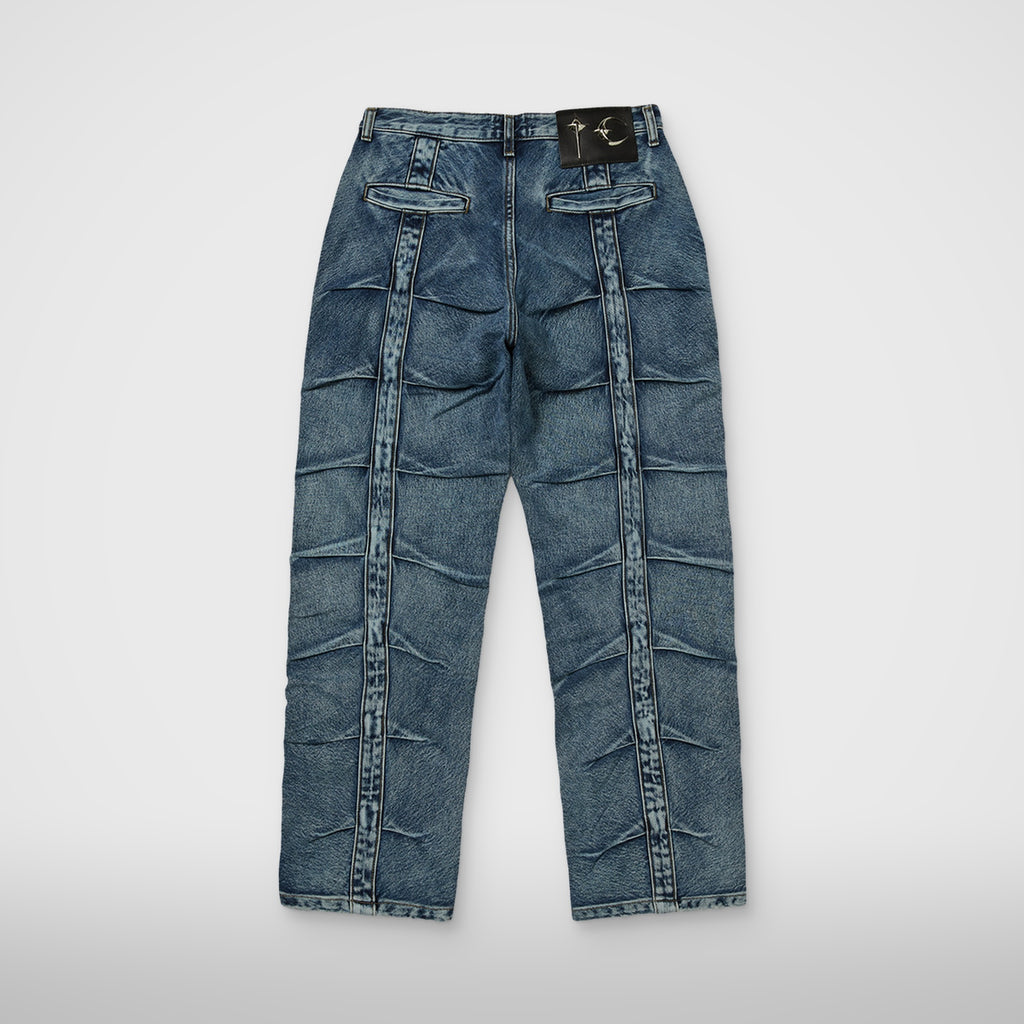 Thug Club Line Gob Denim Pants in blue, view 2 of 6
