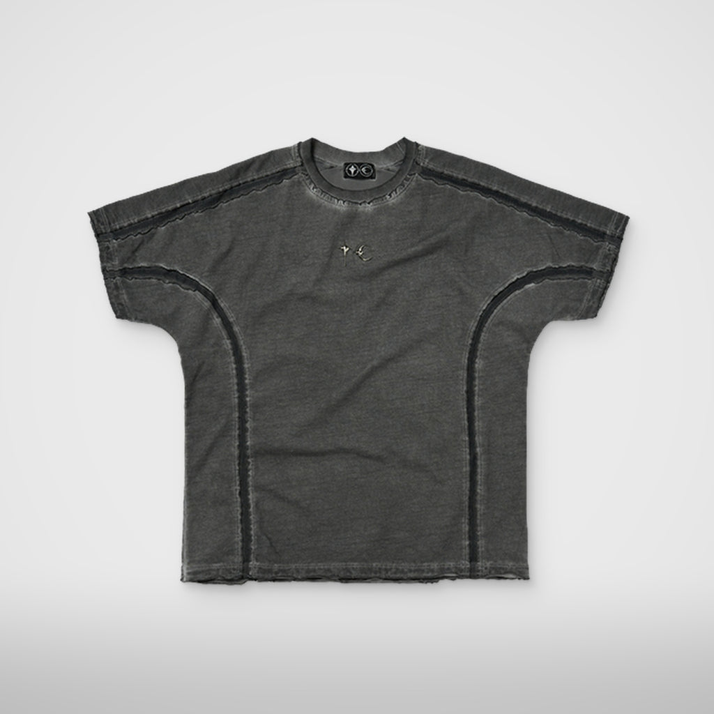 Thug Club Battle Turtle Mesh T-Shirt in charcoal, view 2 of 8