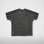 Thug Club Battle Turtle Mesh T-Shirt in charcoal, view 2 of 8
