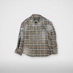 Thug Club Arab Sword Flannel Shirt in brown