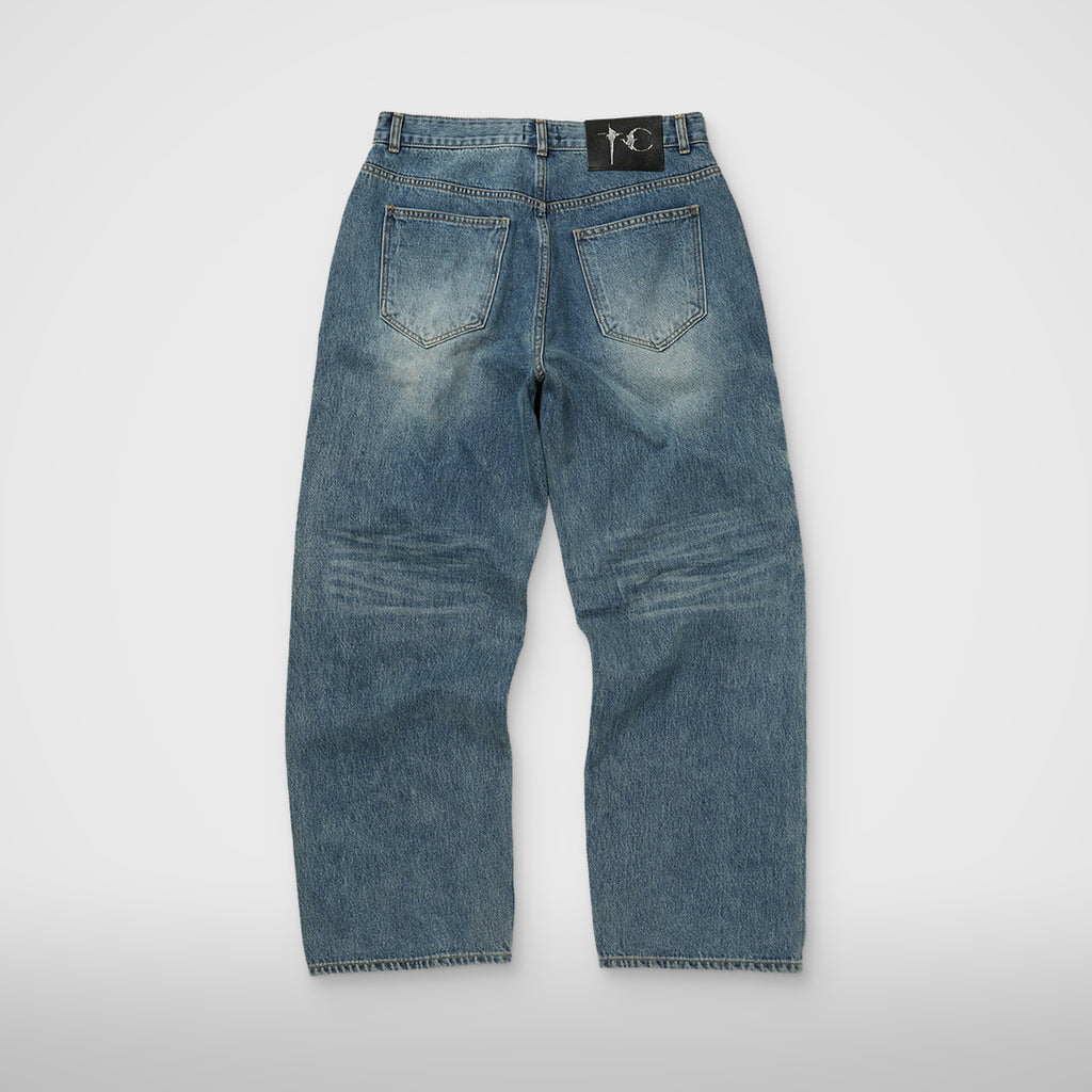 Thug Club TC Extendo Denim Pants in blue, view 2 of 4