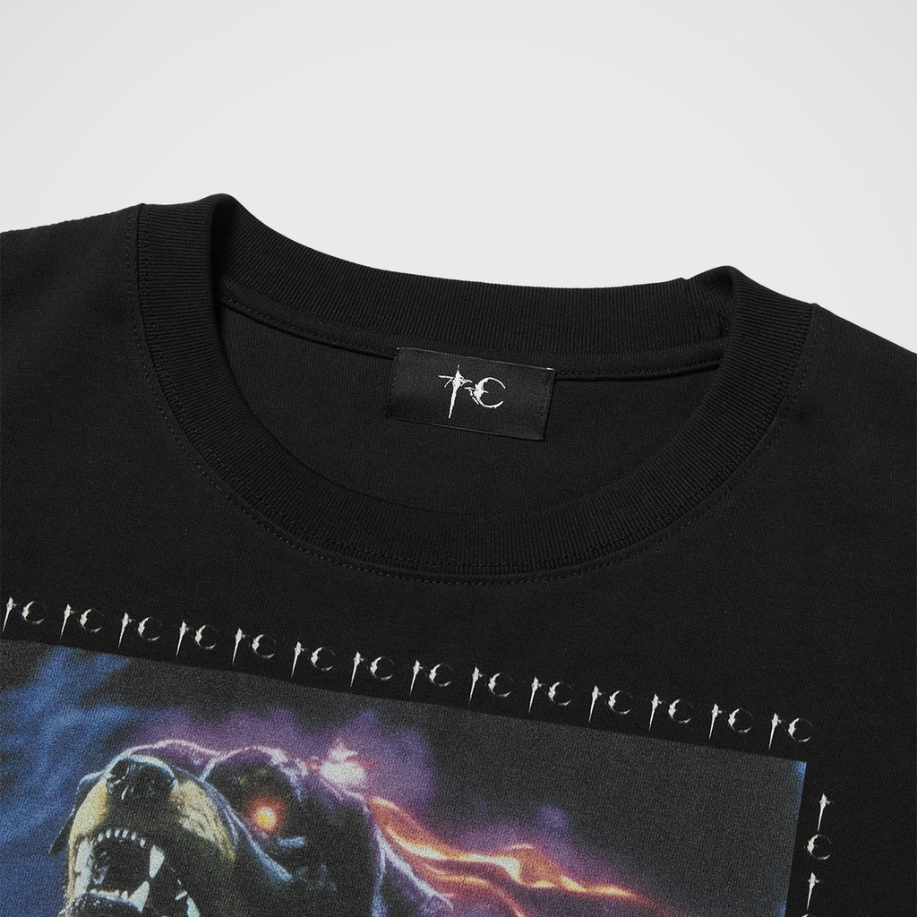 Thug Club Samja T-Shirt in black, view 3 of 4