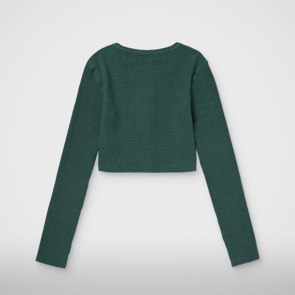 Thug Club TC Womens Cardigan in green, view 2 of 6