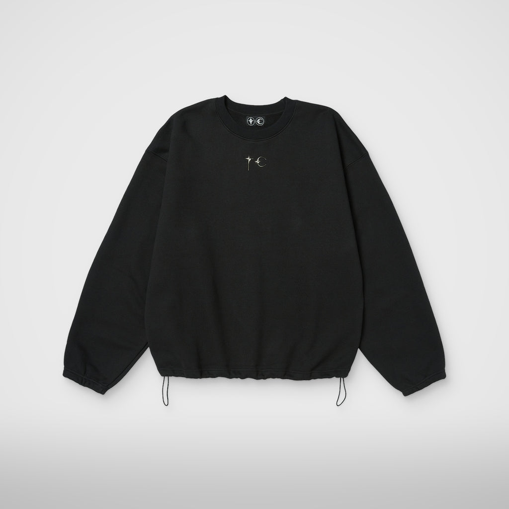 Thug Club Color Emblem Sweatshirt in black