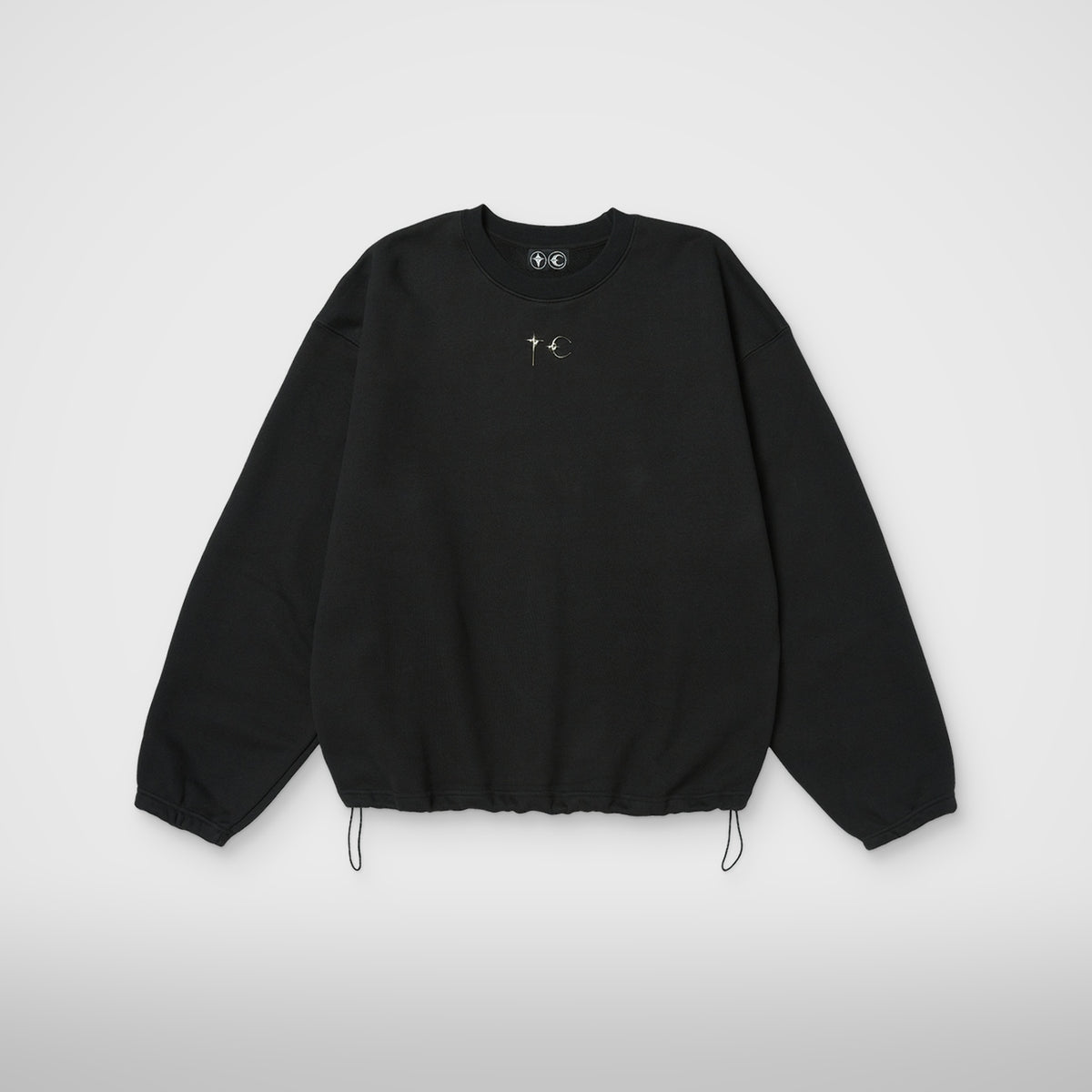 Thug Club Color Emblem Sweatshirt in black