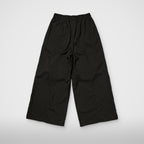 Thug Club TC Knee Lock Cargo Wide Pants in black, front view