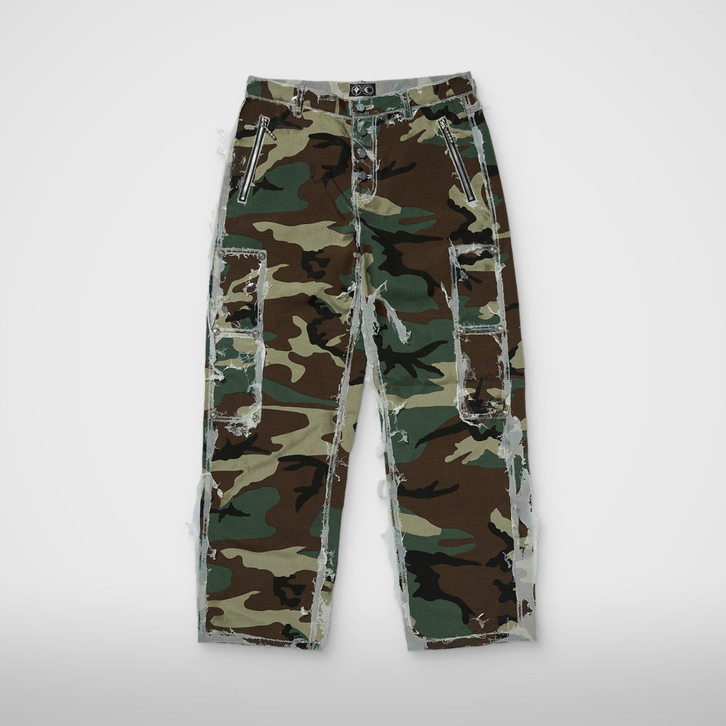 Thug Club Burnt Bio Army Pants in multi burn