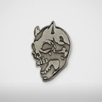 Thug Club TC Riding Skull Brooch in silver, view 2 of 4