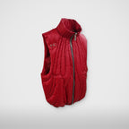 Thug Club Cave Goose Down Vest in red, view 2 of 6