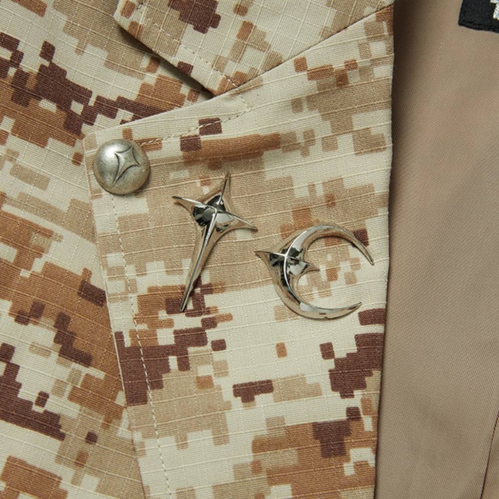Thug Club TC Army Jacket in beige, view 4 of 6