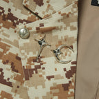 Thug Club TC Army Jacket in beige, view 4 of 6
