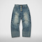 Thug Club TC Extendo Denim Pants in blue