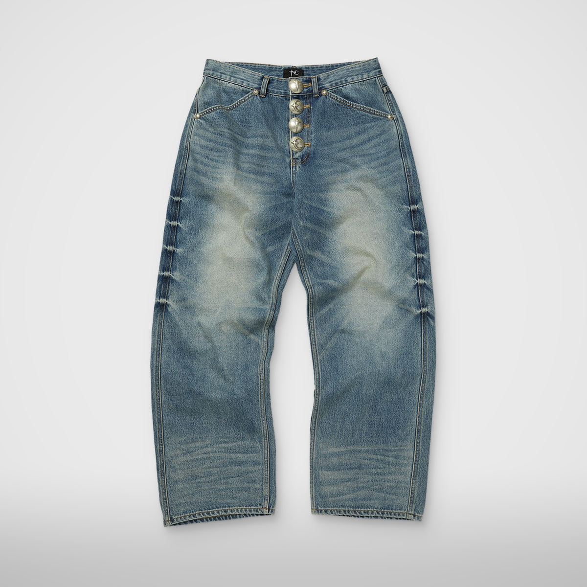 Thug Club TC Extendo Denim Pants in blue