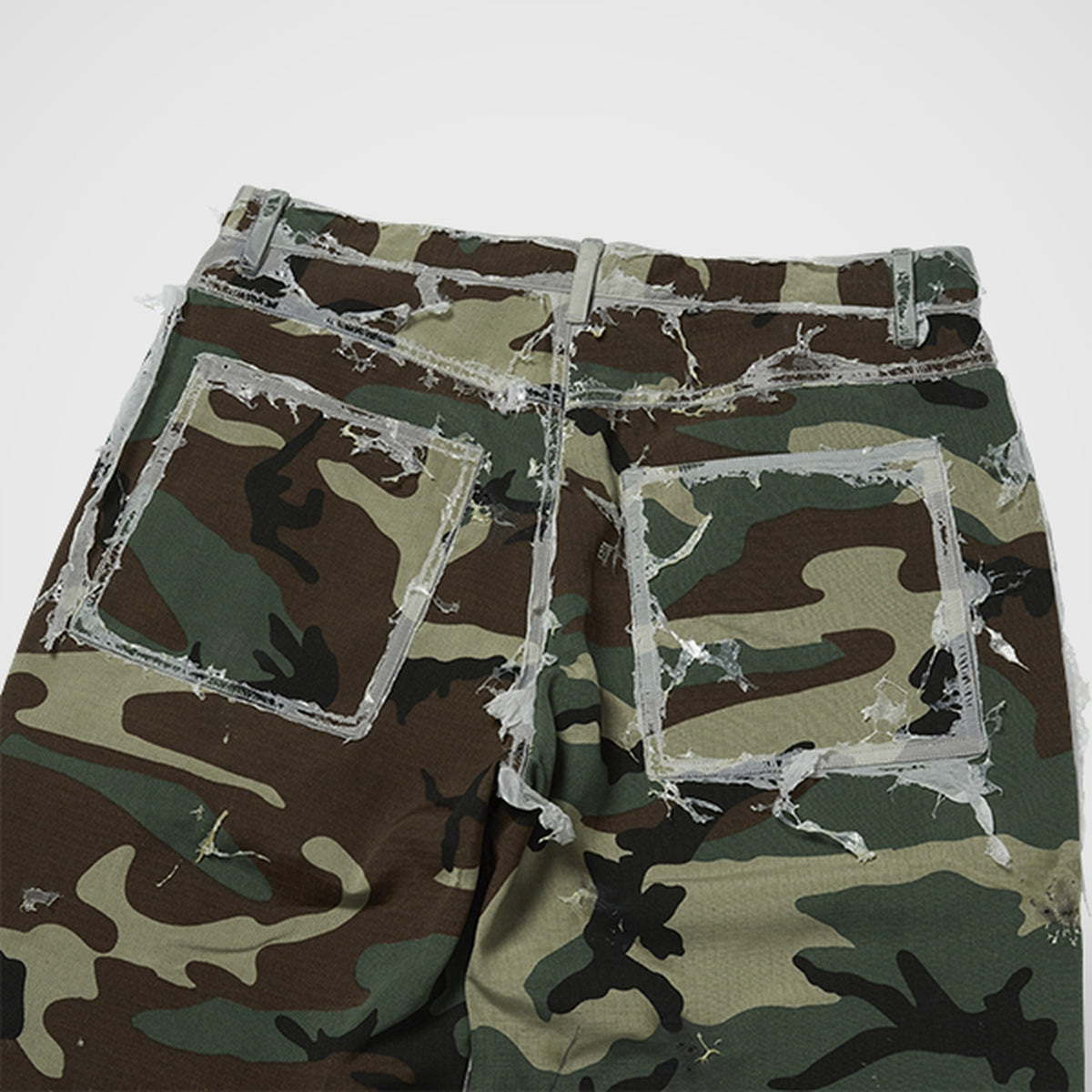 Thug Club Burnt Bio Army Pants in multi burn, view 7 of 7